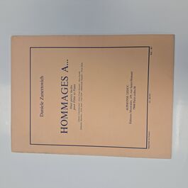 Homma A huit pièces faciles pour Flûte et Piano