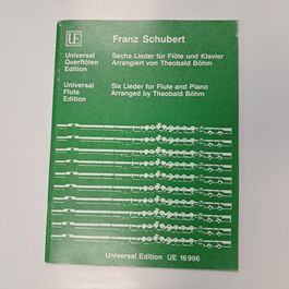 Six Lieder for Flute and Piano