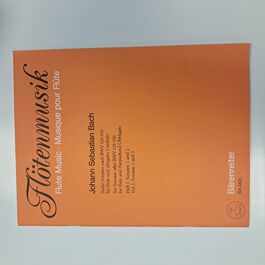 Flute Music Bach Vol 1: Sonatas 1 and 2