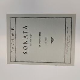 Sonata in E flat major for two Flutes