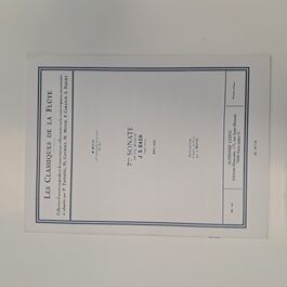 7º Sonate BWV 1020 en Sol Mineur