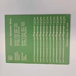 Sonata B minor and Sonata A major for Flute