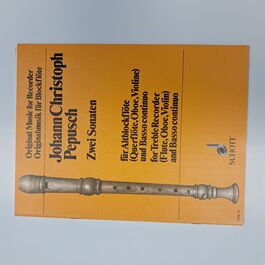 Zwei Sonaten for Treble Recorder and Basso continuo