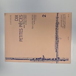 Dix Petites Pièces pour flûte et piano 2