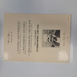 25 Études Mélodiques Flûte
