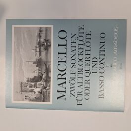 12 Sonatas para Flauta de Marcello Volume 1 Flauta Travesera