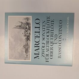 12 Sonatas para Flauta de Marcello Volume 3