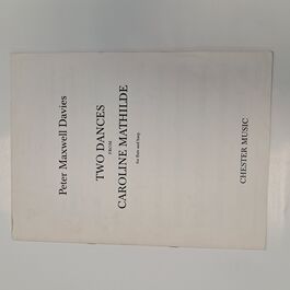 Two Dances From Caroline Mathilde Flauta Travesera