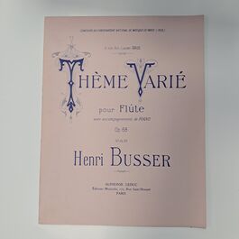 Thème Varié Op. 68