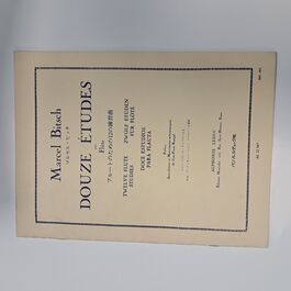 Doce Estudios para Flauta de Marcel Bitsch
