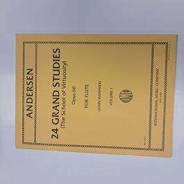 24 Grand Studies Op 60 Volume Flauta Travesera
