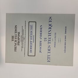 24 Études Instructives Pour La Flûte Op 63 Cahier 2 Flauta Travesera
