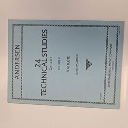 24 Technical Studies Op 63 For Flute Volume 2 Flauta Travesera