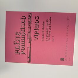 3 Fantasien Op 95 Für Flöte Und Klavier Heft 3 Flauta Travesera