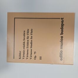 Virtuoso Studies For Flute Opus 75 III Flauta Travesera