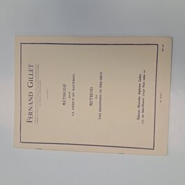 Method for the beginning of the oboe