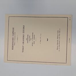 Vingt Grandes Études Oboe