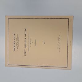 Vingt Minutes D´Etude Oboe