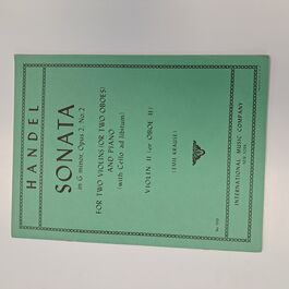 Sonata in G minor Opus 2. No. 2