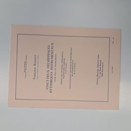 Vingt-deux déchiffrages rythmiques instrumentaux