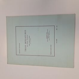 Trois Miniatures para cuarteto de trombones