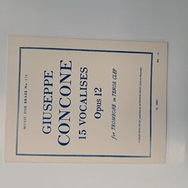 Concone 15 Vocalises Opus 12 Trombón