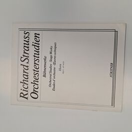 Estudios Orquestales Trompa Strauss Heft 1