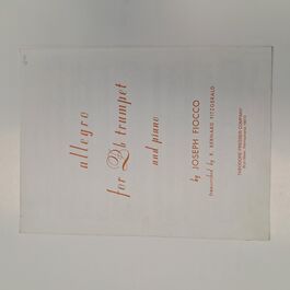 Allegro for Bb trumpet and piano