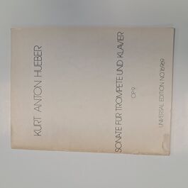 Sonate für Trompete und Klavier Op.9