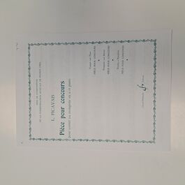 Pièce pour concours