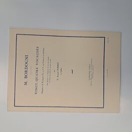 Bordogni Vingt-Quatre Vocalises