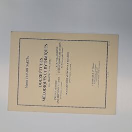 Doce estudios melódicos y rítmicos para trompeta