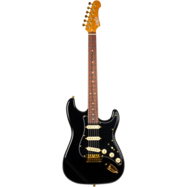 Guitarra Eléctrica Jet JS380-BKG Black, Gold Hardware