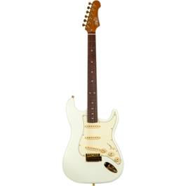 Guitarra Eléctrica Jet JS380-OWG White, Gold Hardware