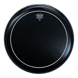 Parche Remo Pin Stripe Aceite Negro de 13