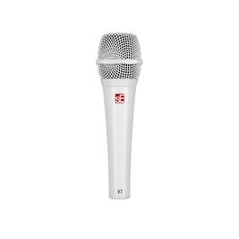 Micrófono Dinámico De Mano Se Electronics V7 Blanco