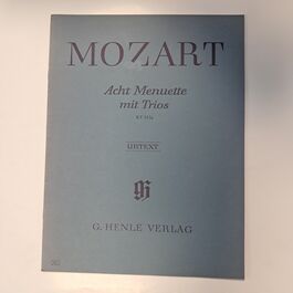 Acht Menuette mit Trios KV315g