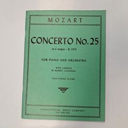 Concerto No. 25 in C Major KV 503 Two Piano Score