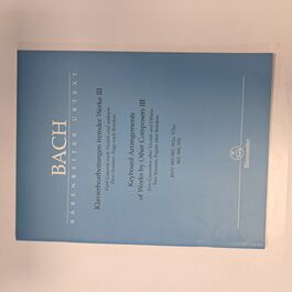 Keyboard Arrangements of Works by Other Composers III