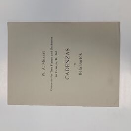 Concerto for Two Pianos and Orchestra in Eb major, K. 365