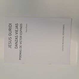 Danzas Viejas Poemas de Victor Espinos para Piano