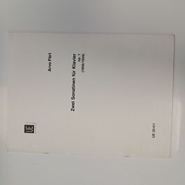 Zwei Sonaten für Klavier Op. 1