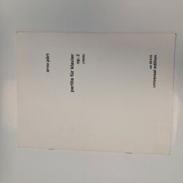 Partita für Klavier Op. 2