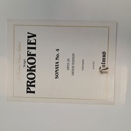 Sonata No. 4 Opus 29