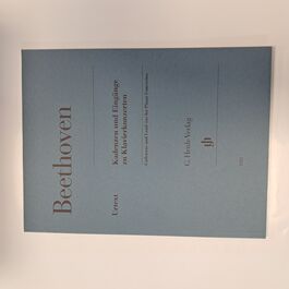 Cadenzas and Lead-ins to the Piano Concertos Beethoven