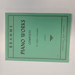 Piano Works Complete Brahms Volume 2