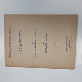 Concerto Piano and Orchestra Opus 36