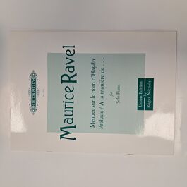 Menuet sur le Nom d´Haydn Prélude / A la Manière de? for Solo Piano