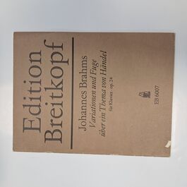 Variationen und Fuge über ein Thema von Händel für Klavier Op. 24