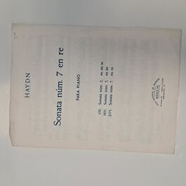 Sonata número 7 en Re para Piano